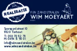 Zandstralen wim moeyaert