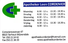 Apotheker leen cordenier