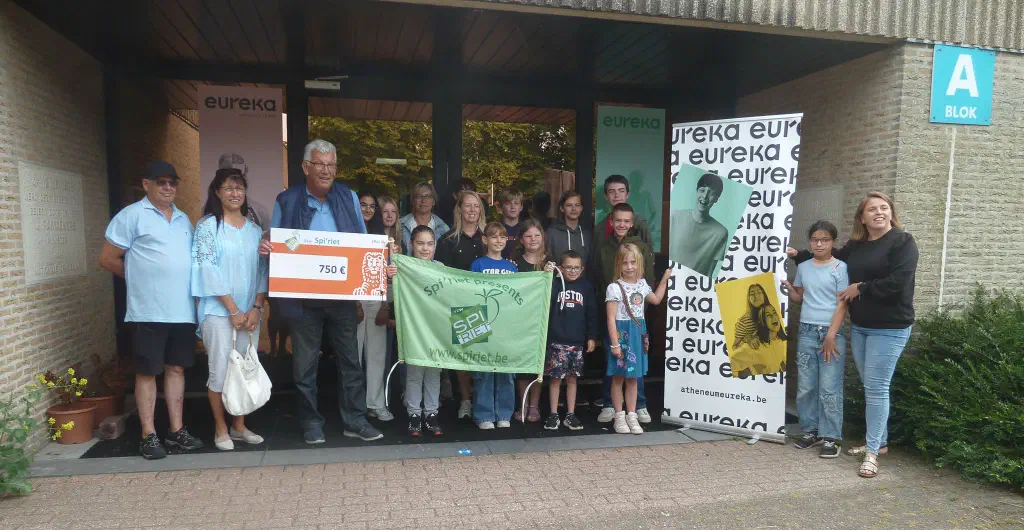 Cheque-uitreiking Go! Eureka